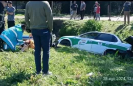 Una pasajera de 66 años resultó herida tras un accidente en la Ruta 11 y 42